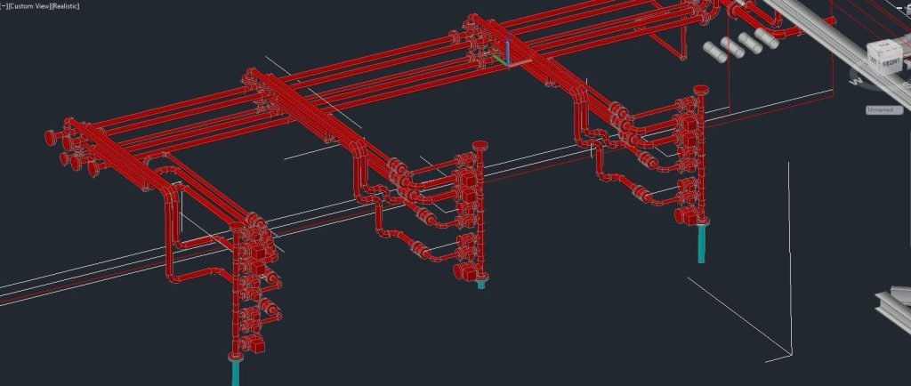 3D CAD Piping